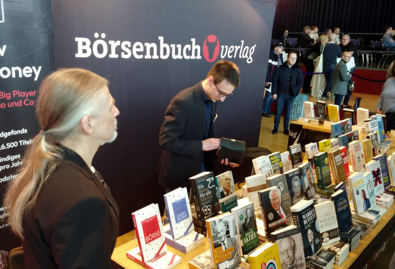 Messestand vom Börsenbuch Verlag